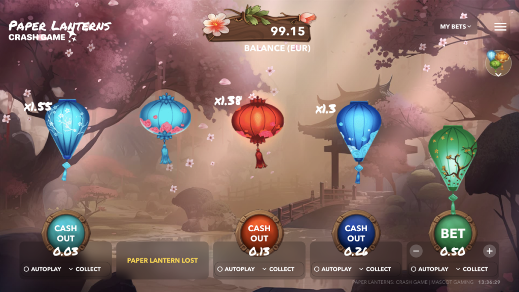 Paper Lanterns Crash Game