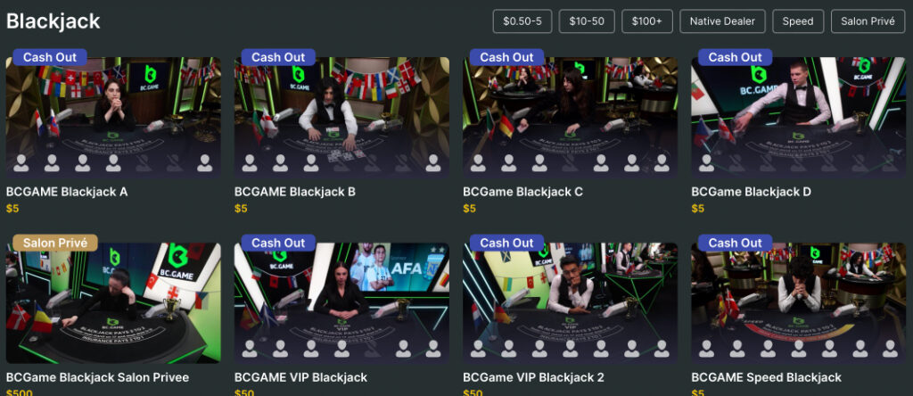 Evolution Gaming Provider Live Blackjack