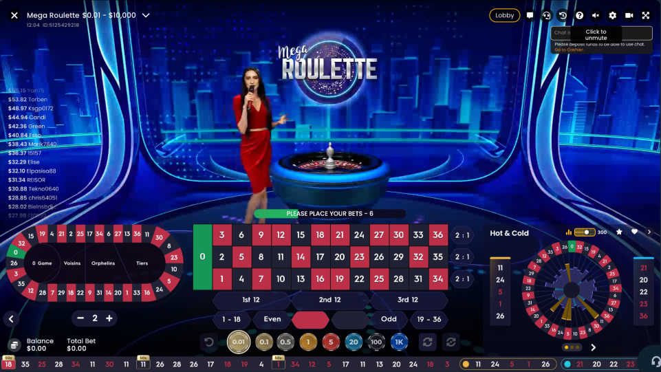 Pragmatic Play Mega Roulette