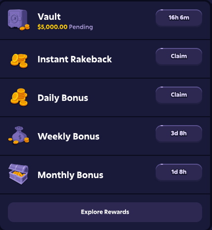 Roobet Rewards Bonus