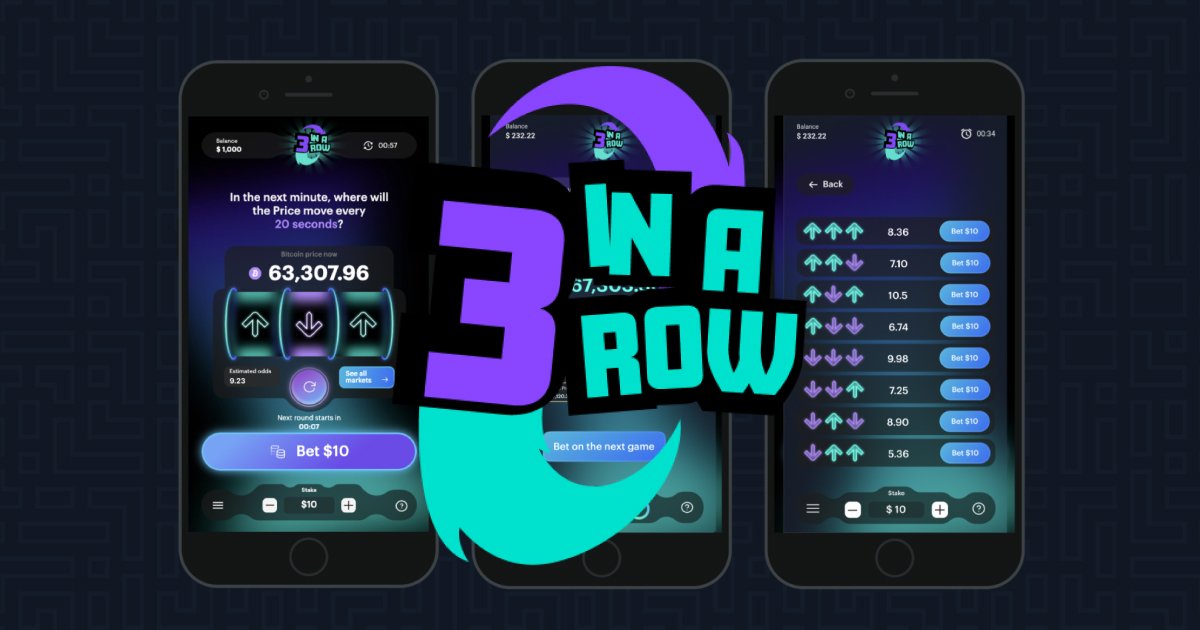 3 in a row - Crypto Prediction Game