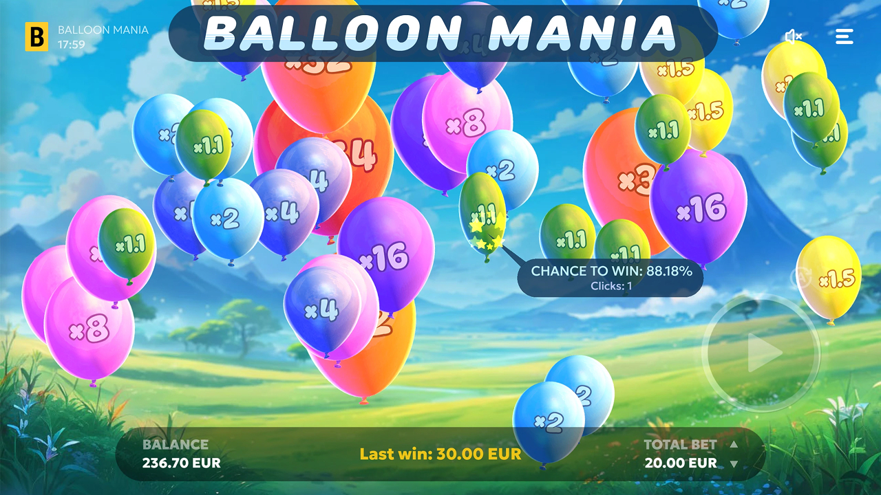 Balloon Mania BGaming